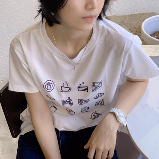 Áo Thun Icon Du Lịch - Trắng Đen