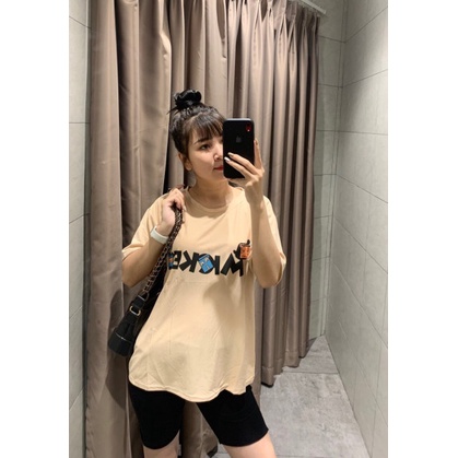 [Xả Hàng Giá Sốc] Áo Phông Nữ, Áo Thun Nữ Dáng Rộng Chất Cotton Mịn Đẹp | BigBuy360 - bigbuy360.vn