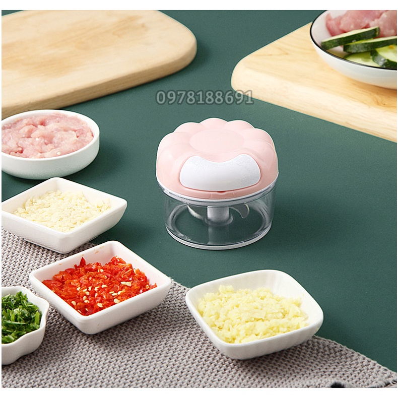 Dụng Cụ Xay Tỏi Ớt Cầm Tay Tiện Lợi – Máy Xay Tỏi Ớt