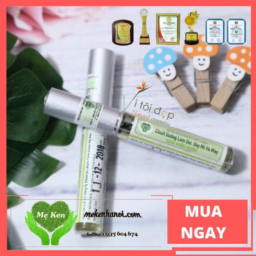 CHUỐT DƯỠNG MI THIÊN NHIÊN MẸ KEN - Làm dày mi, làm dài lông mày, chống nhăn và chống thâm vùng mắt