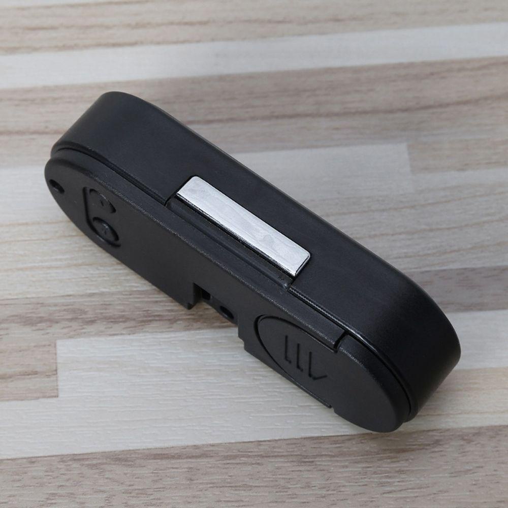 AUGUSTINE Đồng Hồ Điện Tử Mini Màn Hình LCD Hiển Thị Nhiệt Độ / Độ Ẩm Thời Trang Trang Trí Nội Thất Xe Hơi