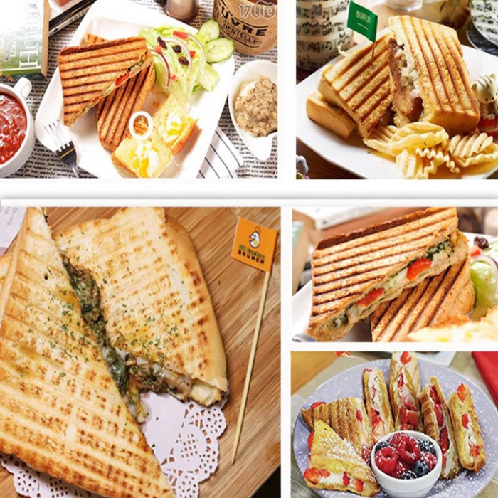 Máy kẹp sandwich, nướng bánh mỳ 750W