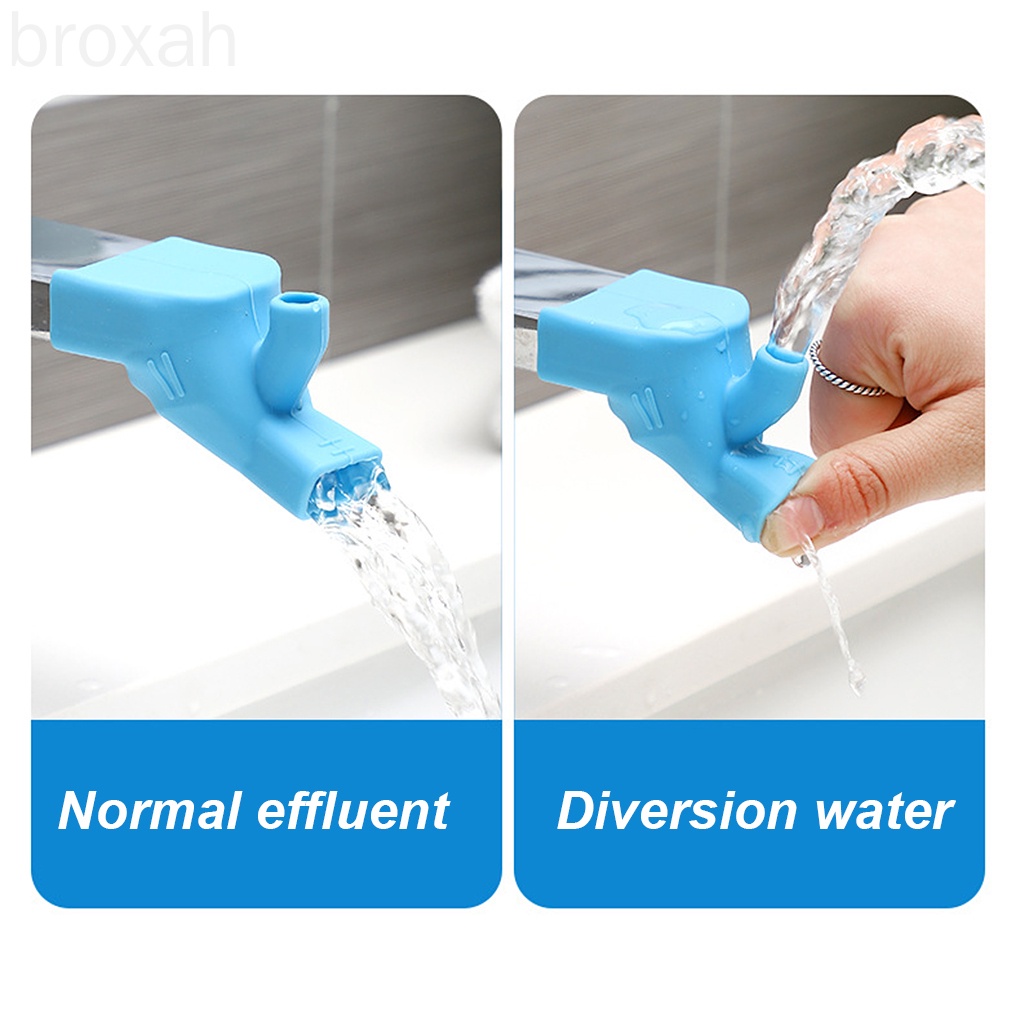 Faucet Extender Kitchen Bathroom Water Tap Extension Kids Water Reach Faucet Silicone Extender broxah