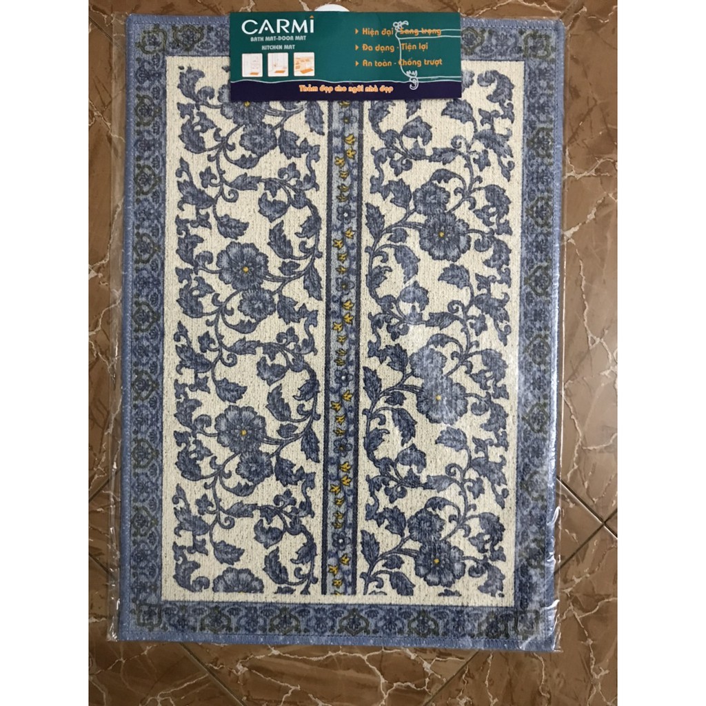 Thảm Carmi 45* 70 hoặc thảm 45*120 cm Siêu Thấm Nước, Chống Trơn Trượt Nhà Bếp