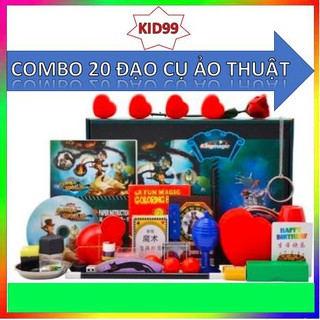 Combo 20 đạo cụ Ảo thuật King Magic, dụng cụ ảo thuật mới nhất cho bé-đồ chơi giáo dục trẻ em - rèn trí thông minh-KID99