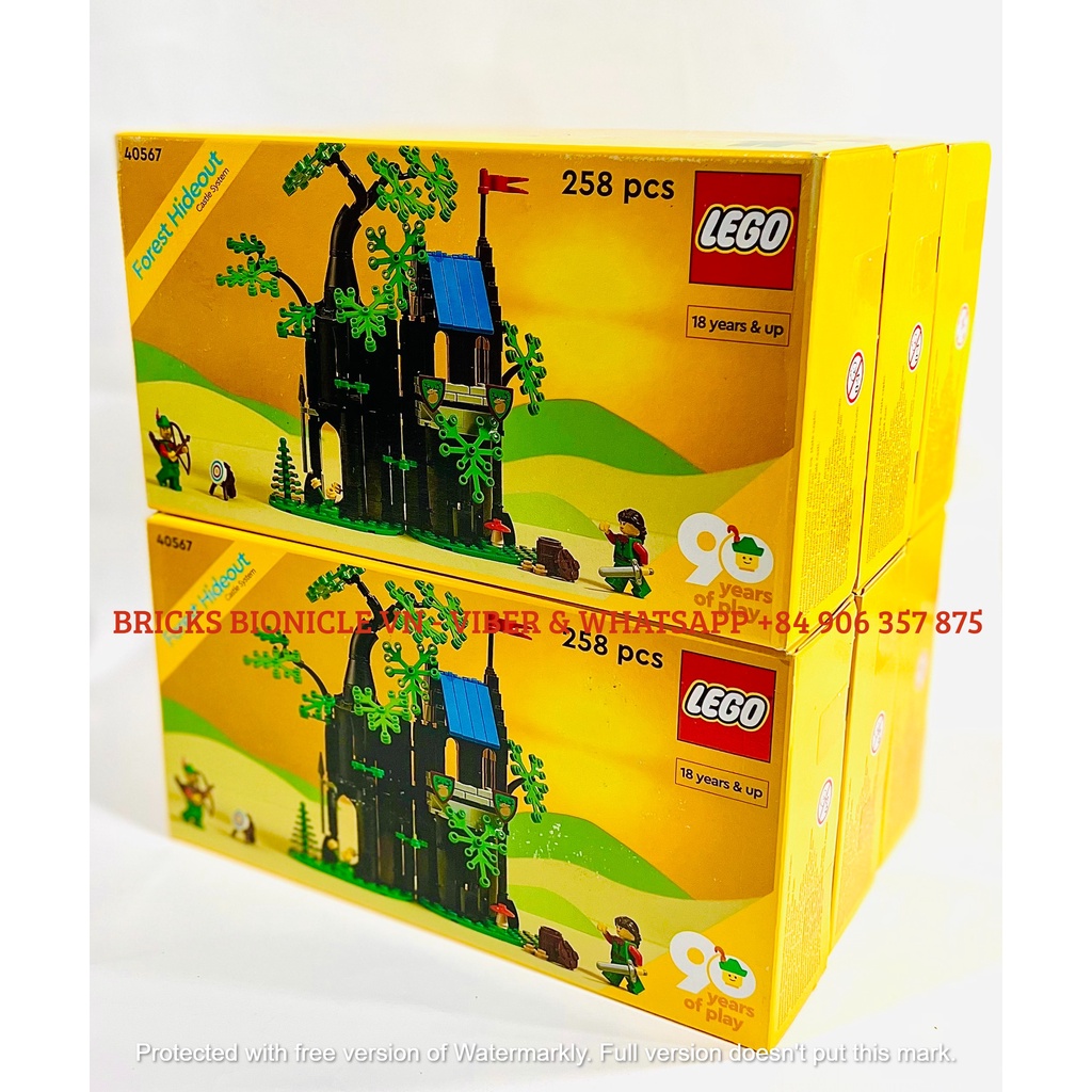 LEGO SYSTEM - ĐỒ CHƠI XẾP HÌNH LEGO CASTLE SYSTEM - 40567 FOREST HIDEOUT - KHU RỪNG BÍ ẨN