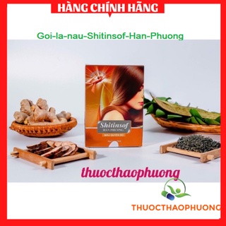 [HANG CHINH HANG]GỘI LÀ NÂU SHITISHOFT - Hán phương (hộp 3 gói)- cho mái tóc trẻ trung,suôn mượt ,không gây kích ứng