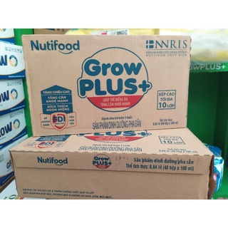 Thùng 48 hộpsữa grow plus+ xanh 180ml mẫu mới