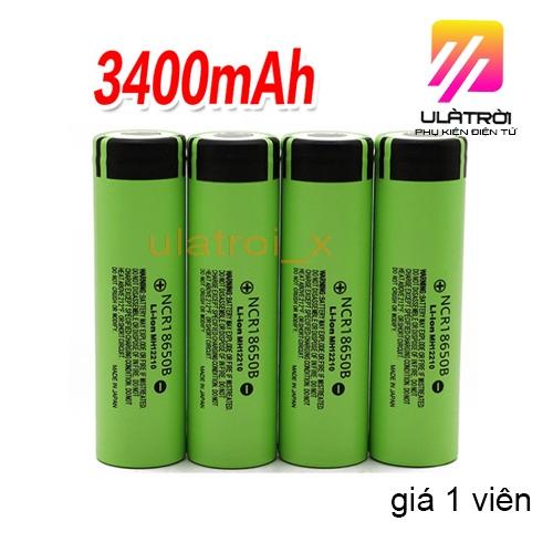 Pin 18650 3400mah Panasonic JAPAN NCR18650B