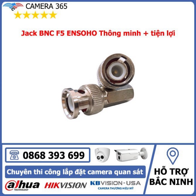 NJI [Mã ELCANOV hoàn 8% đơn 500k] Jack BNC F5 ENSOHO sáng tạo + nhân tiện lợi 4 GU14