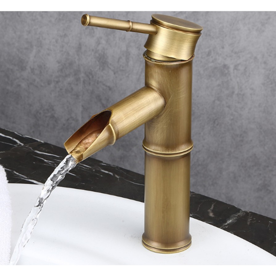 Vòi Lavabo nóng lạnh phong cách giả cổ - style 1 | BigBuy360 - bigbuy360.vn