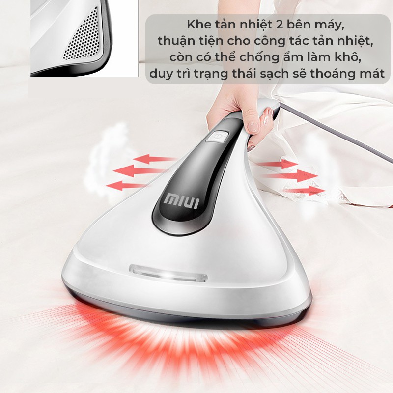Máy hút bụi giường nệm [SẴN HÀNG] máy hút bụi nệm MIUI, sử dụng tia UV diệt khuẩn, hút sạc bụi mịn lông chó mèo_SARA | WebRaoVat - webraovat.net.vn