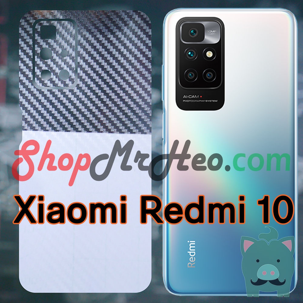 Skin Dán Mặt Sau Lưng Vân 3D Xiaomi Redmi 10