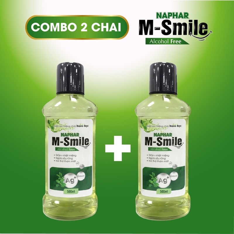 Nước súc miệng Naphar M-Smile 500ml