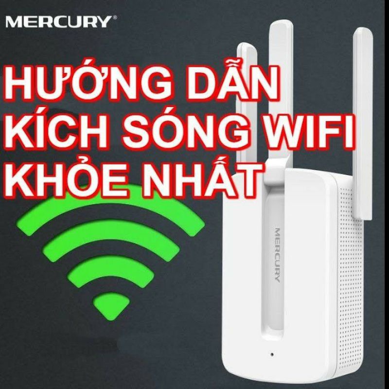 Siêu rẻ Bộ Kích Sóng Wifi Mercury Repeater MW310RE 3 RâU cực mạnh