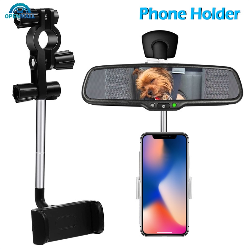Giá Đỡ Điện Thoại Gắn Gương Chiếu Hậu Xe Hơi Xoay 360 Độ Tiện Dụng° Giá Đỡ Điện Thoại Gắn Xe Hơi Tiện Lợi