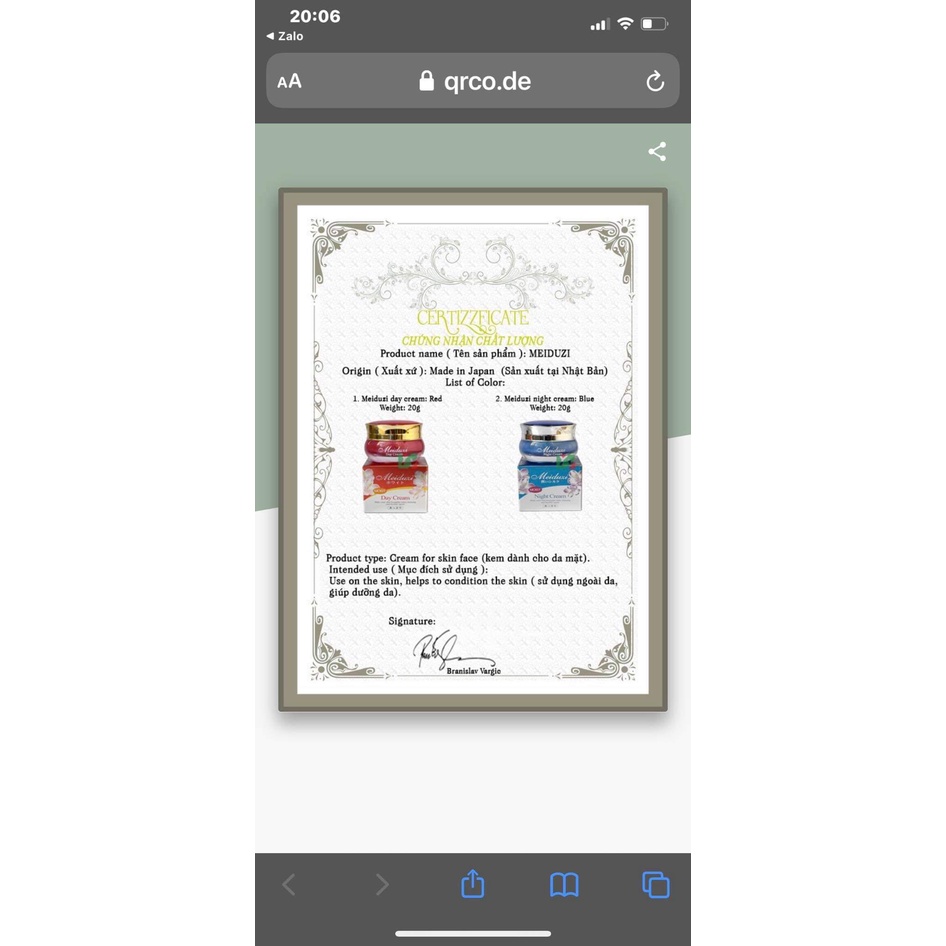 Kem Nám Ngày Meiduzi Nhật Bản chính hãng