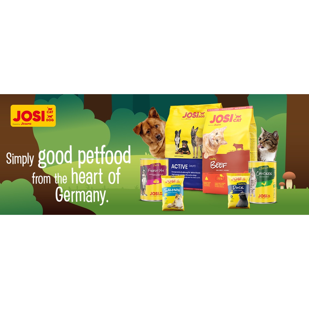 60gr - Bánh thưởng giòn tan JosiCat cho Mèo vị Cá hồi &amp; Thịt Vịt - Bánh thưởng cho Mèo Josera Cat Snacks