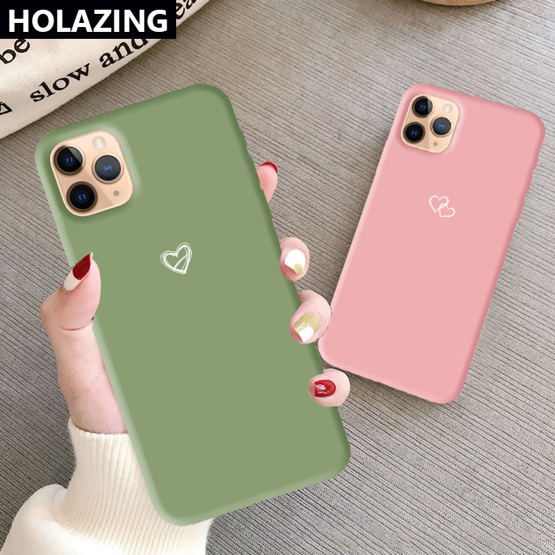 Ốp Điện Thoại Silicon Mềm Hình Trái Tim Cho Iphone Xs Max X Xr 12 Mini 11 Pro Max 8 Plus 7 Plus Se 2020 6s Plus No.706 | BigBuy360 - bigbuy360.vn