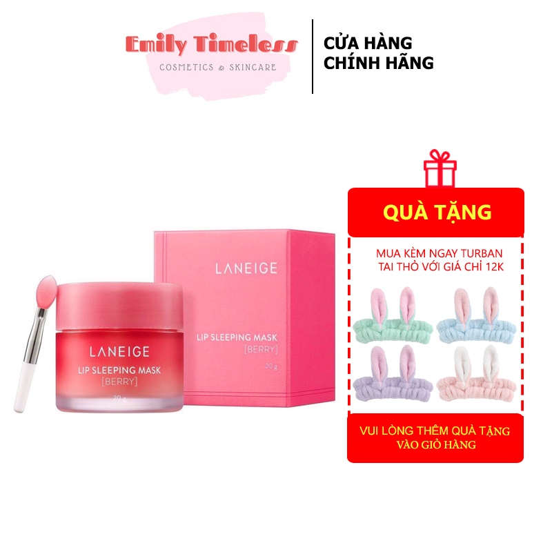 Mặt Nạ Ngủ Môi Laneige Hương Quả Mọng Lip Sleeping Mask [Berry] 20g