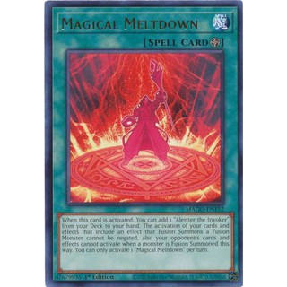 Zare Yugioh ] Lá bài thẻ bài MAGO -EN152 - Magical Meltdown - Rare