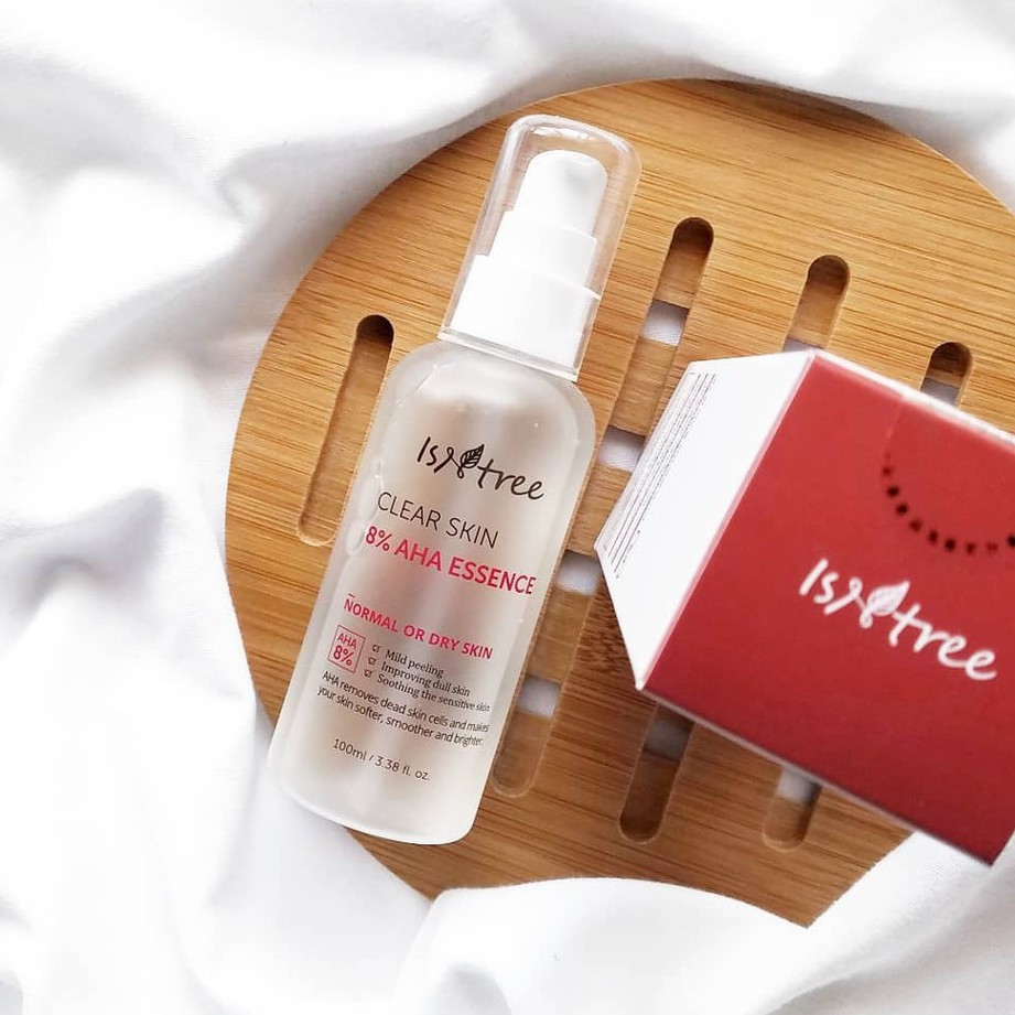 Tinh chất dành cho da mụn, nhạy cảm ISNTREE CLEAR SKIN 8% AHA ESSENCE