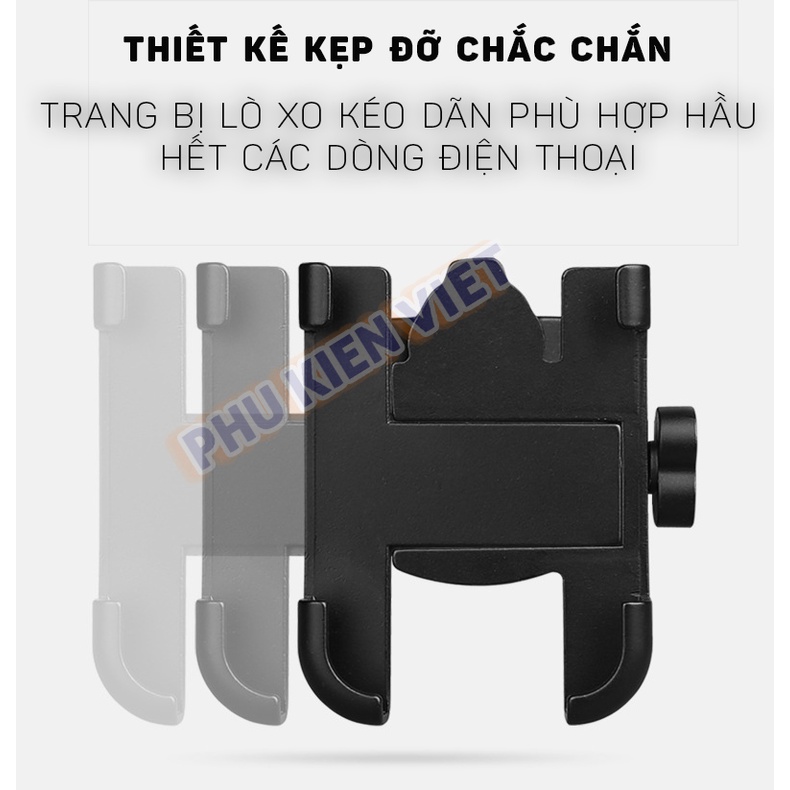 Giá đỡ điện thoại xe máy c2 chống rung , chống cướp chắc chắn bảo hành 6 tháng - Orio