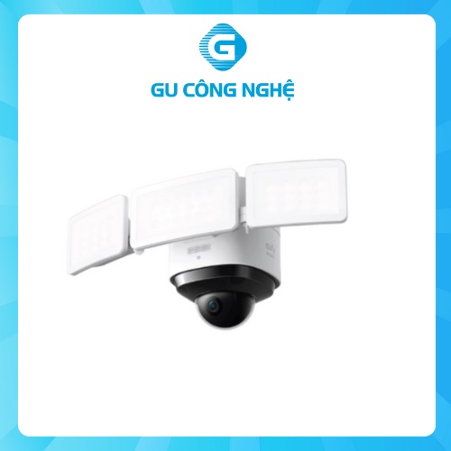 eufy Floodlight Cam 2 Pro – Camera an ninh ngoài trời xoay 360°, chất lượng 2K, đèn pha LED siêu sáng