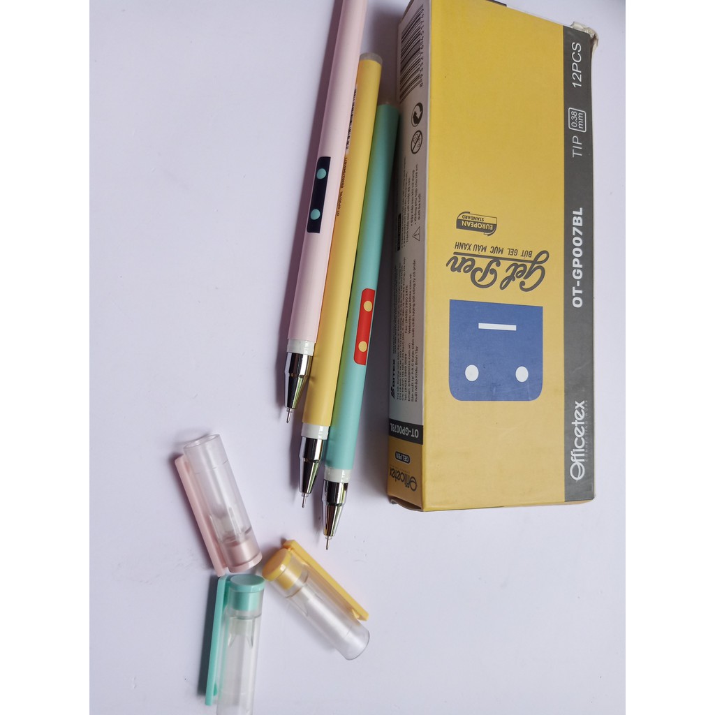 Bút gel nét nhỏ Bitex màu xanh