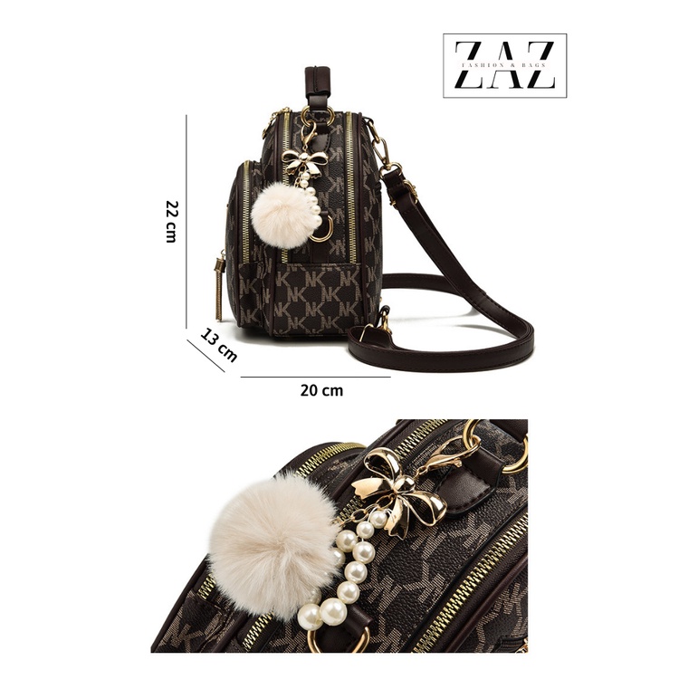 Balo da nữ, balo du lịch, túi xách nữ đeo chéo đi chơi, du lịch ZAZ MH13