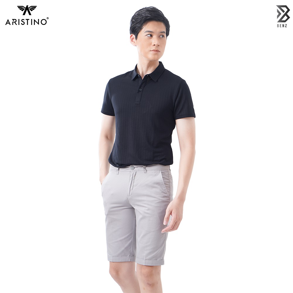 Áo thun nam Aristino 23 màu Trắng, Đen,Xanh biển Chất liệu Cupro - APS028S9 BENZMEN