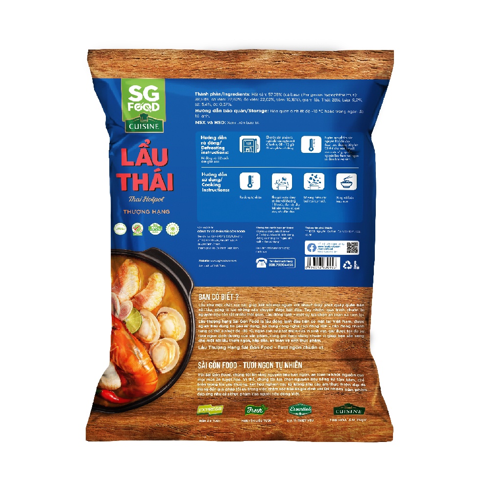 Lẩu Thái hương vị chua cay SGFood 500g