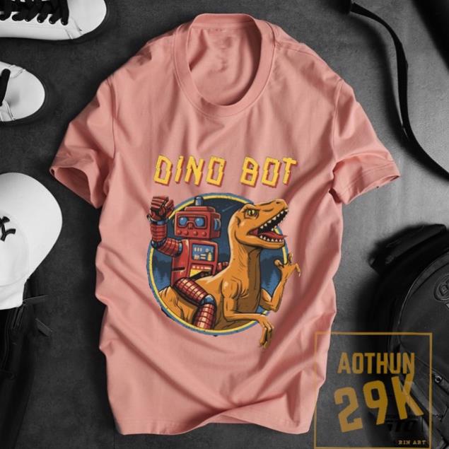 ALBUM 903 - ÁO THUN UNISEX KHỦNG LONG DINOBOT NHIỀU MÀU