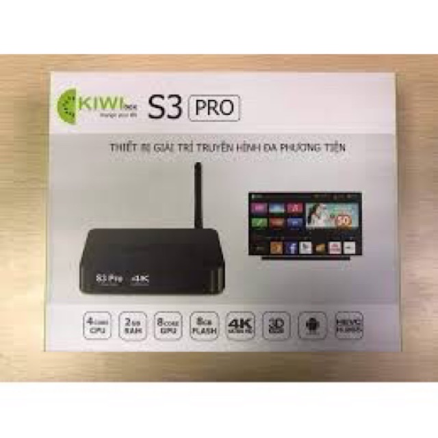 Android TV Box Kiwibox S3 Pro Ram 2G QAM3301