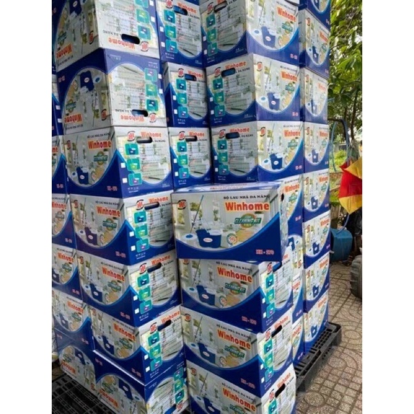 Bộ lau nhà xoay 360 độ Winhome
