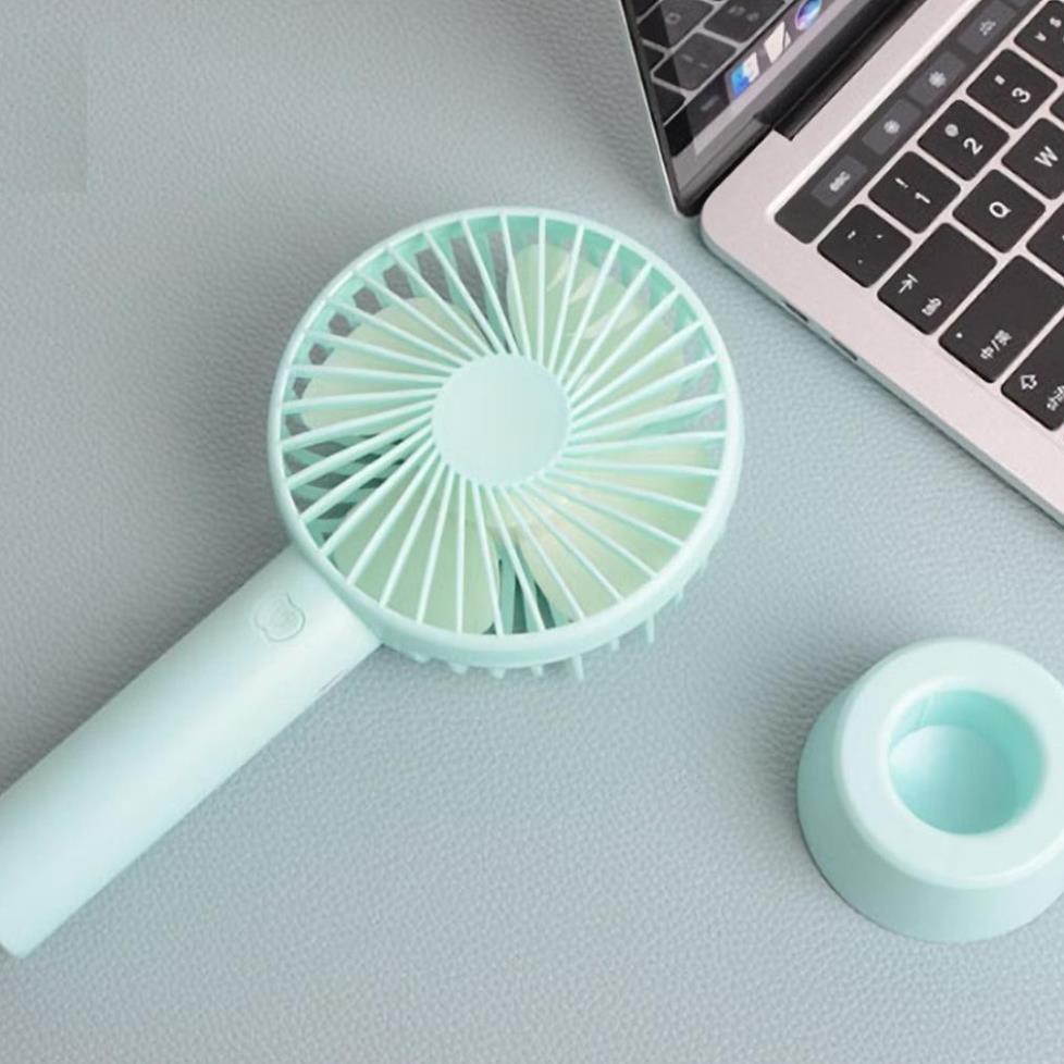 [FREESHIP - CÓ BẢO HÀNH] Quạt mini tích điện cầm tay sạc pin có đế để bàn siêu hot | BigBuy360 - bigbuy360.vn