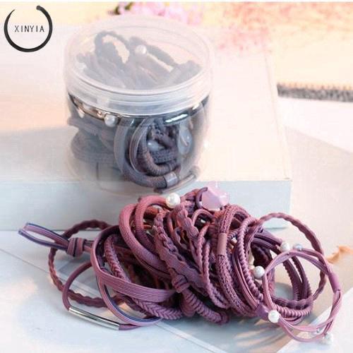 Set 12 dây cột tóc 7 màu