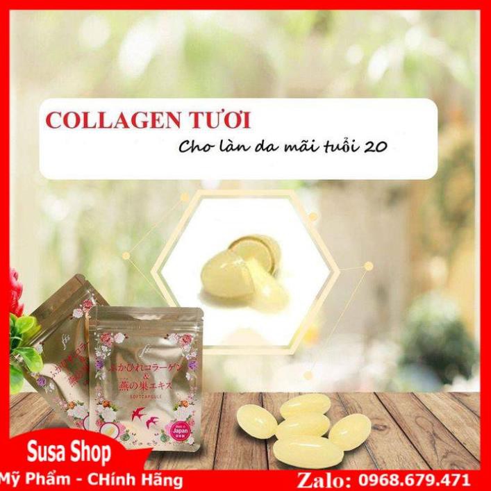 Collagen Tươi Softcapsule Của Nhật 30 Viên- Chống Lão Hóa Da và Tốt Cho Sức Khỏe.