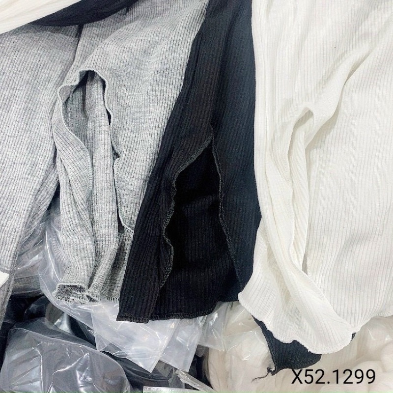 [HOT]  Áo Len Tăm Body Xẻ Vạt Tay Dài 3 Màu Cá Tính | BigBuy360 - bigbuy360.vn