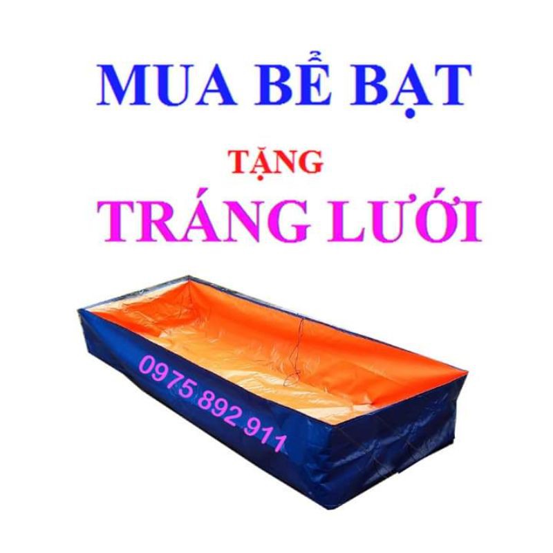 MUA BỂ BẠT NUÔI ,ỐC ,ẾCH , CÁ - TẶNG TRÁNG LƯỚI