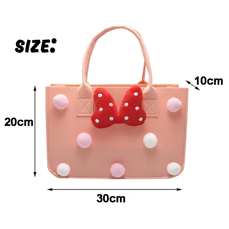 Evertoner Túi Nỉ Đựng Quà Sinh Nhật Họa Tiết Hoạt Hình Cho Bé