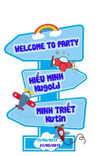 Cây Welcome cho bé