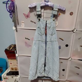 đầm yếm jeans