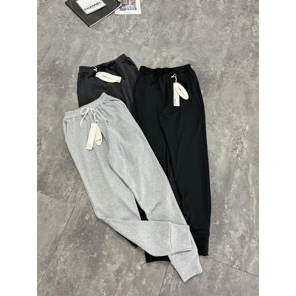 Quần Jogger Nữ Chất Liệu Len Tăm Loại I Dày Ấm Co Dãn Đủ 3 Màu Đen Ghi Đậm Ghi Sáng Siêu Xinh | BigBuy360 - bigbuy360.vn