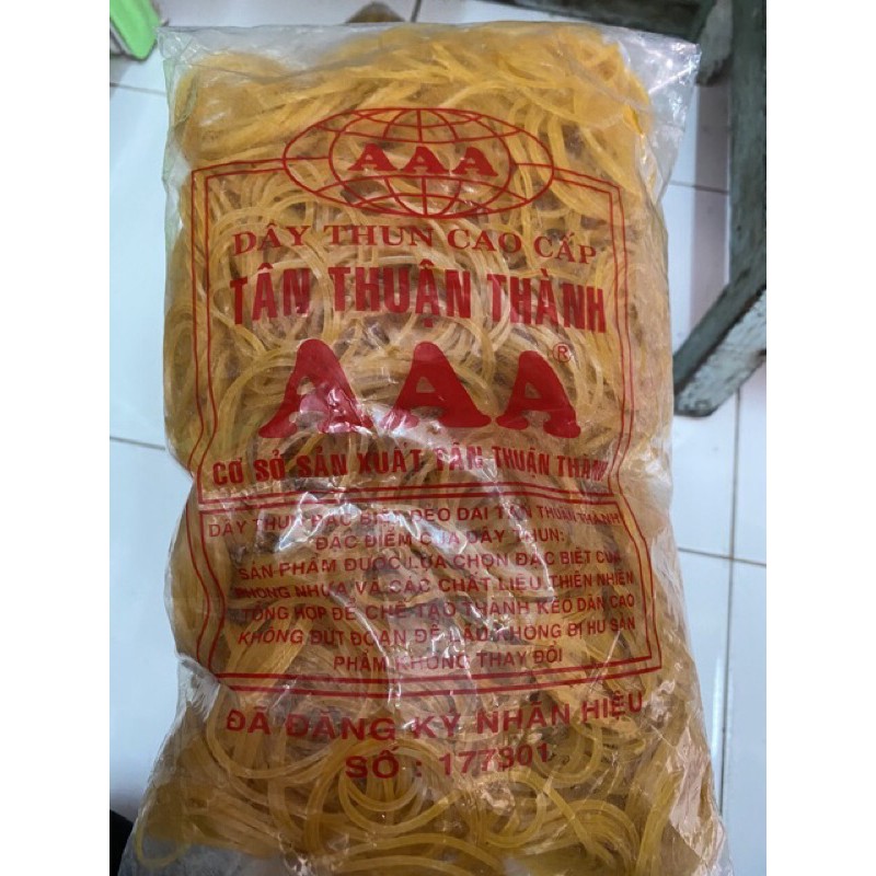 Bịch dây thun vàng (500g)