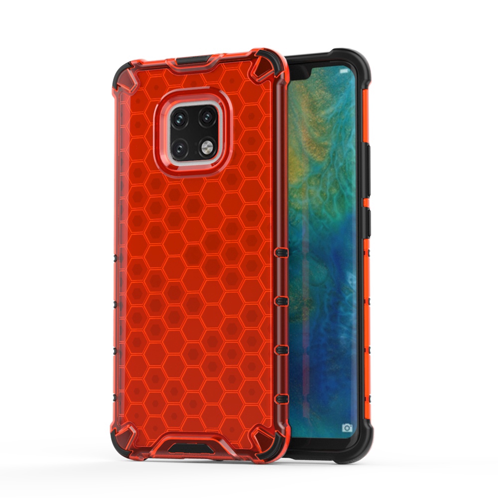 Ốp điện thoại TPU mềm + PC cứng trong suốt chống sốc cho Huawei Mate 20 Pro X 20X 30