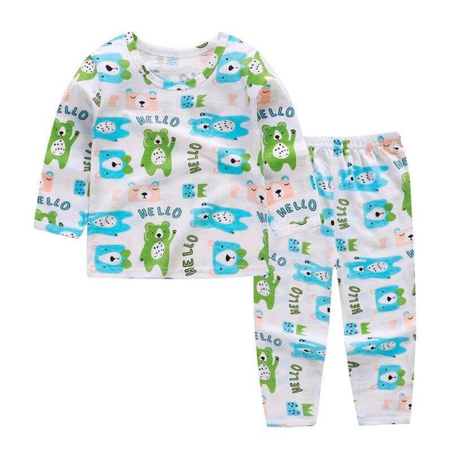 Combo 32 bộ cotton thông hơi xuất hàn cho bé yêu va