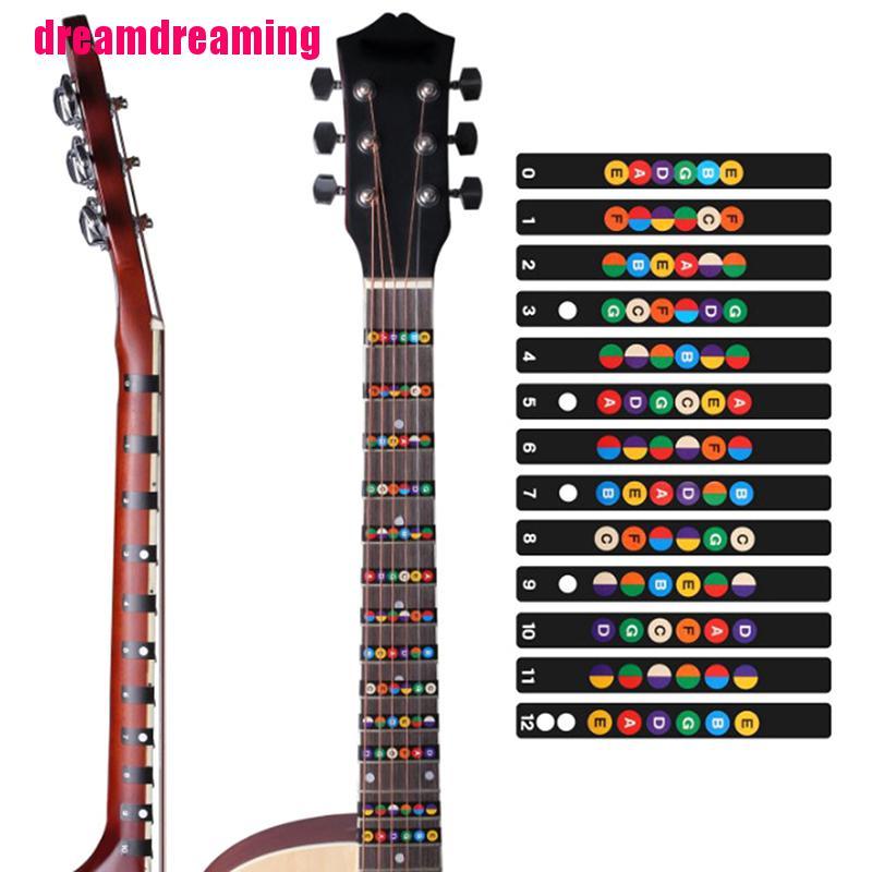 Miếng Dán Hình Bản Đồ Đàn Guitar