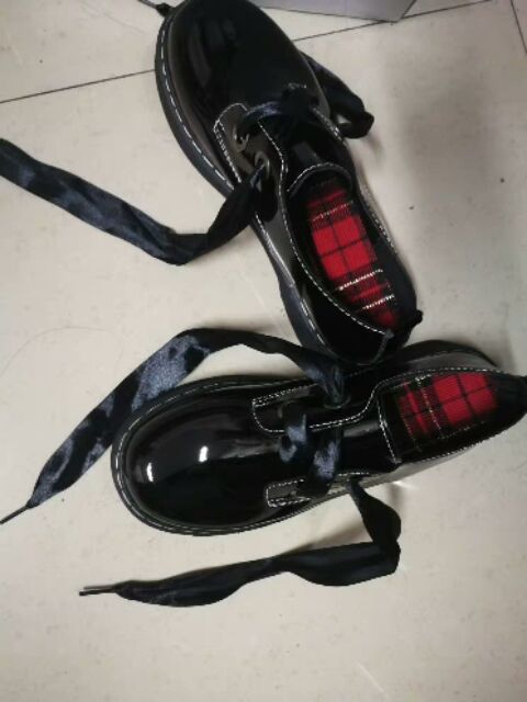 [ Order]  Giầy ulzzang da bóng dây nơ ( kèm ảnh thật sau) | BigBuy360 - bigbuy360.vn