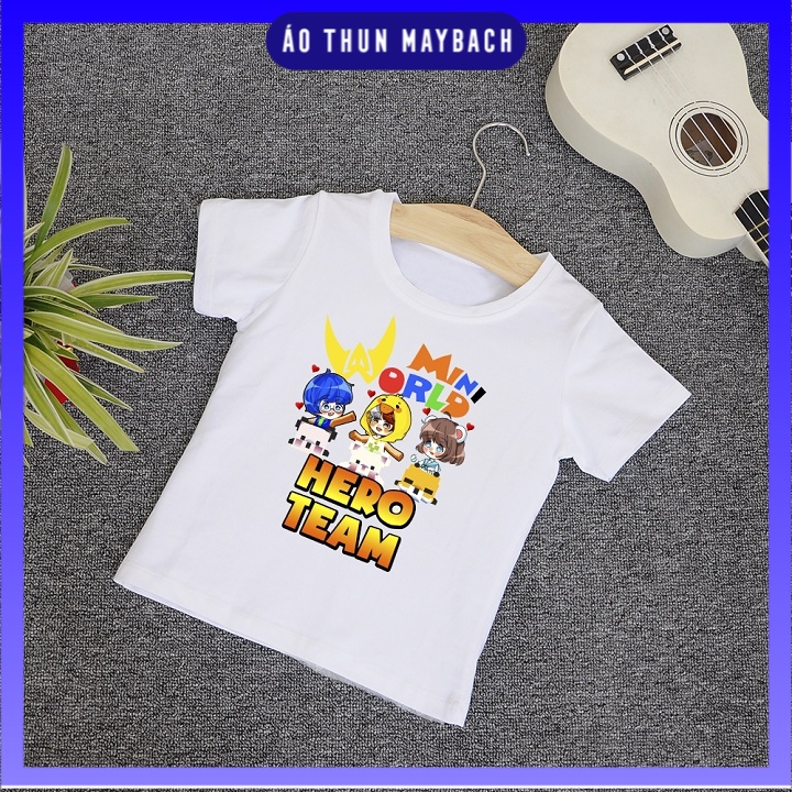 Áo Thun Trẻ Em In Hình Hero Team Cực Chất